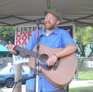 At VegFest, Bethlehem, PA, 2012. 